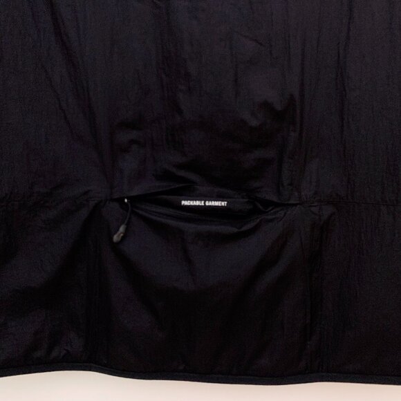 Nike Black Aerolayer Sleeveless Packable Running Vest‎ Jacket XL - Picture 4 of 7